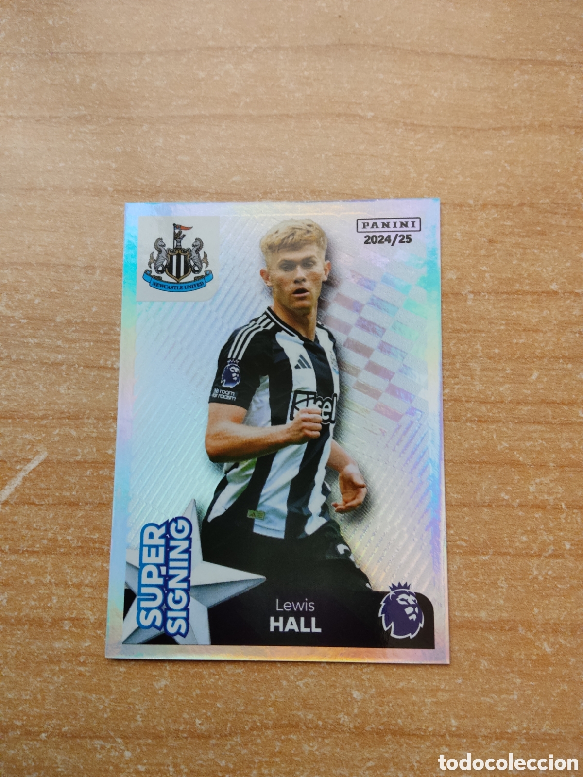 Cartes &agrave; collectionner de Football: 491 LEWIS HALL SUPER SIGNING NEWCASTLE PREMIER LEAGUE 2024 2025