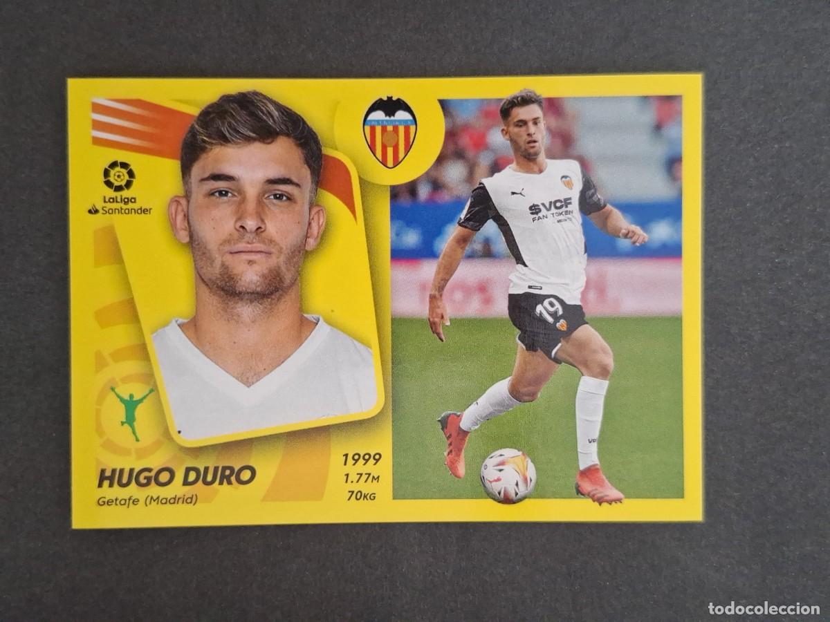 Cartes &agrave; collectionner de Football: L2 HUGO DURO VALENCIA C. F. COLOCA LIGA ESTE 2021 2022 21 22 NUNCA PEGADO SIN PEGAR