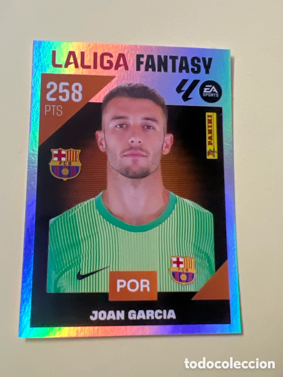 Cartes &agrave; collectionner de Football: C5374. CROMO FUTBOL JOAN GARCIA F.C.BARCELONA SIN PEGAR N&ordm; 2 FANTASY LIGA ESTE 2026-2027/26-27