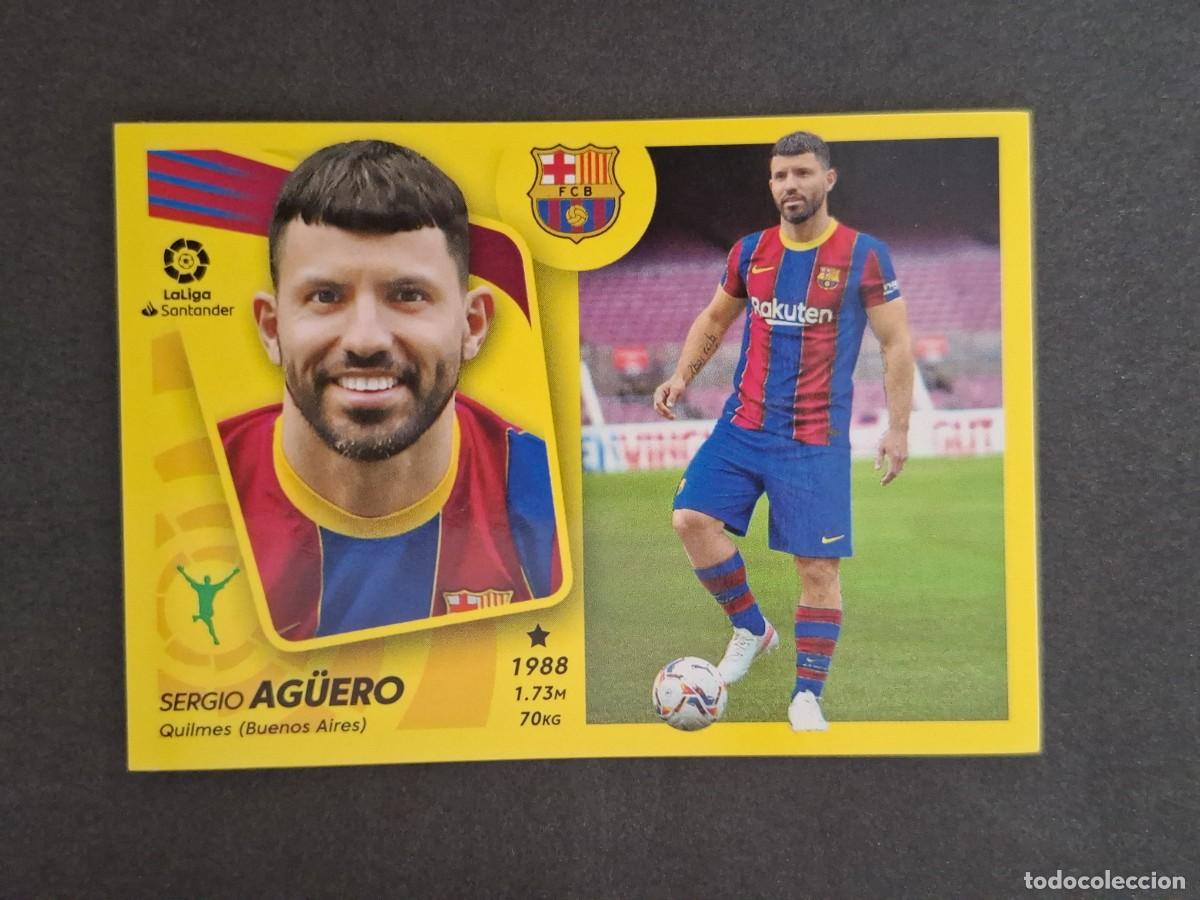 Cartes &agrave; collectionner de Football: L2 AG&Uuml;ERO F. C BARCELONA FICHAJE 1 LIGA ESTE 2021 2022 21 22 NUNCA PEGADO SIN PEGAR