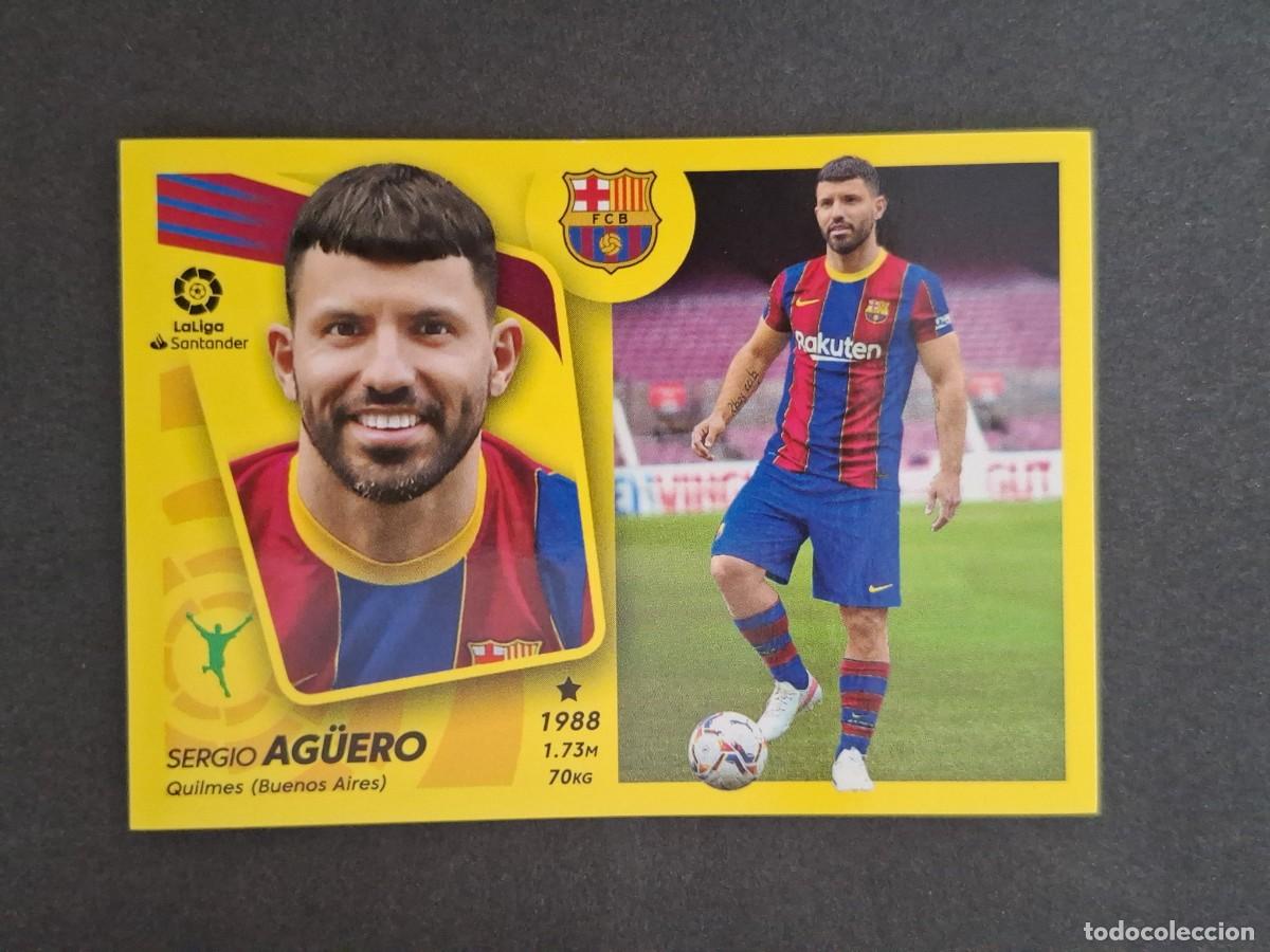 Cartes &agrave; collectionner de Football: L2 AG&Uuml;ERO F. C BARCELONA FICHAJE 1 LIGA ESTE 2021 2022 21 22 NUNCA PEGADO SIN PEGAR