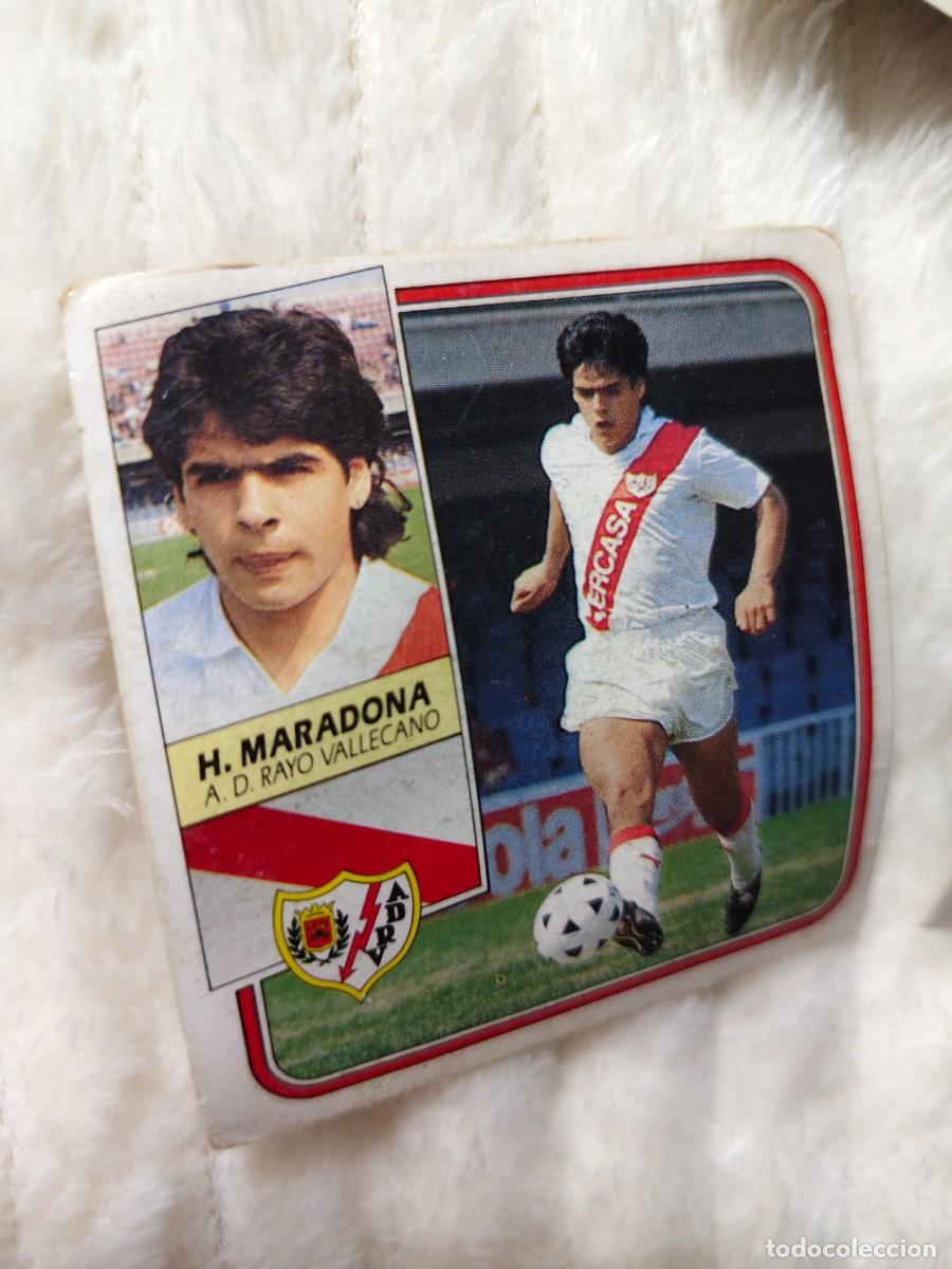 Cromos de Futebol: EDICIONES ESTE 89 90 HUGO MARADONA A.D. RAYO VALLECANO 1989 1990 DESPEGADO RECUPERADO ALBUM AAQ