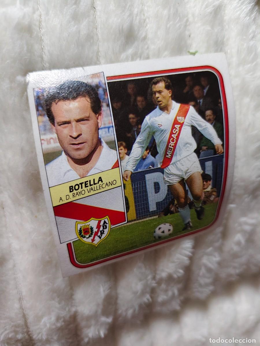 Fu&szlig;ball-Sticker: EDICIONES ESTE 89 90 BOTELLA A.D. RAYO VALLECANO 1989 1990 DESPEGADO RECUPERADO ALBUM AAQ