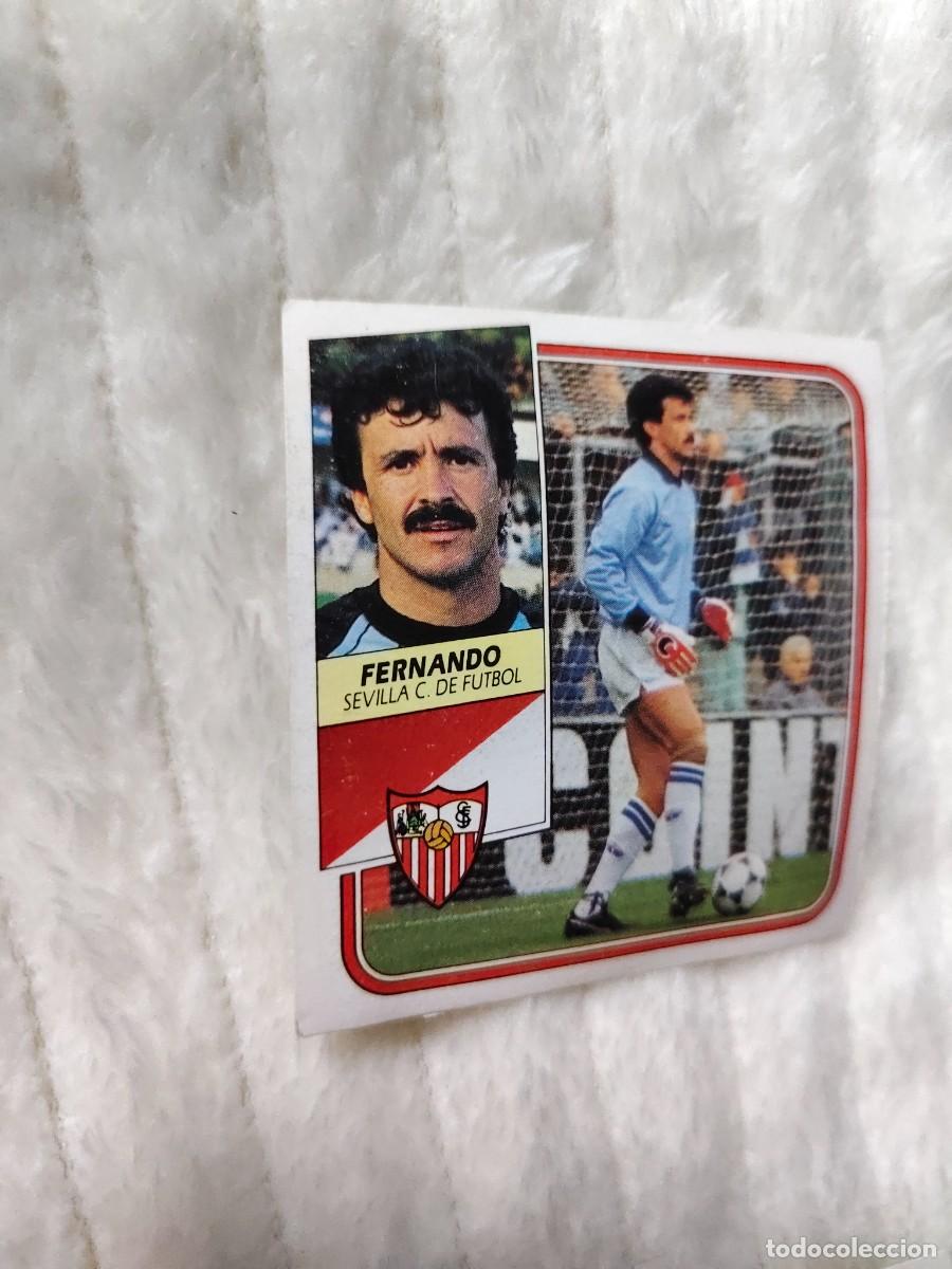Football Stickers: EDICIONES ESTE 89 90 FERNANDO SEVILLA F.C. 1989 1990 DESPEGADO RECUPERADO ALBUM AAQ