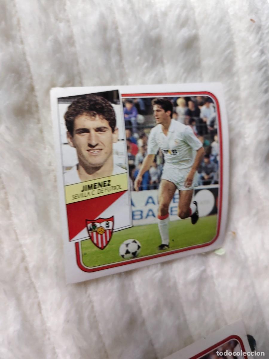 Football Stickers: EDICIONES ESTE 89 90 JIMENEZ SEVILLA F.C. 1989 1990 DESPEGADO RECUPERADO ALBUM AAQ