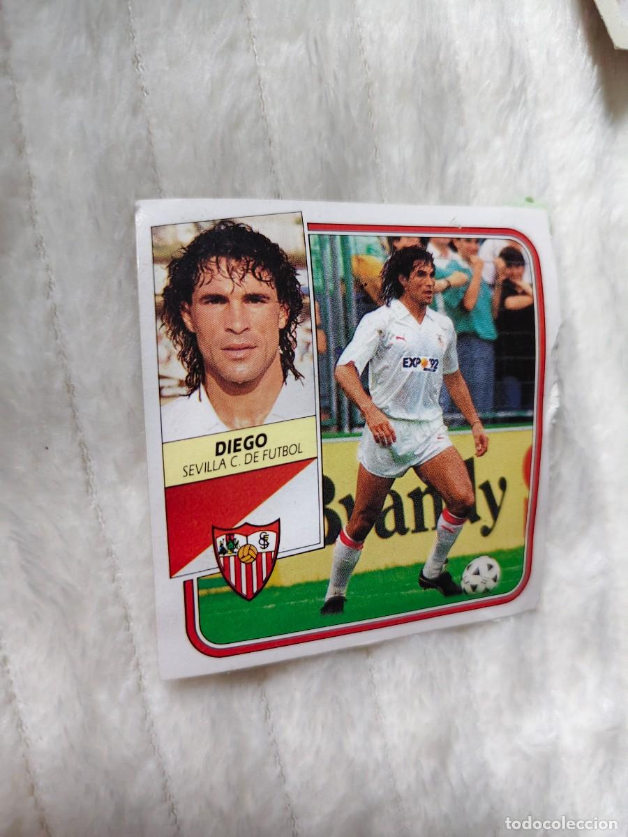 Football Stickers: EDICIONES ESTE 89 90 DIEGO SEVILLA F.C. 1989 1990 DESPEGADO RECUPERADO ALBUM AAQ