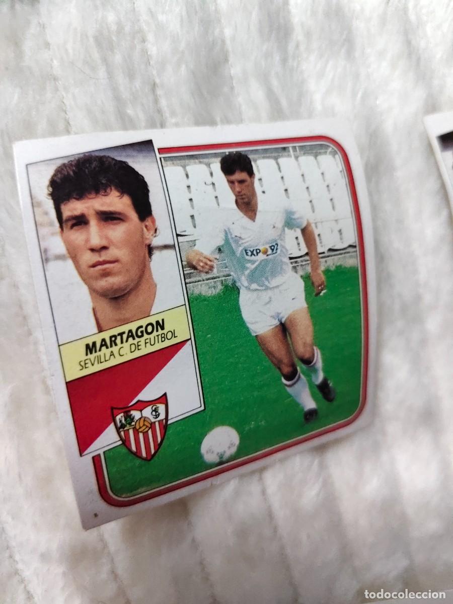 Football Stickers: EDICIONES ESTE 89 90 MARTAGON SEVILLA F.C. 1989 1990 DESPEGADO RECUPERADO ALBUM AAQ