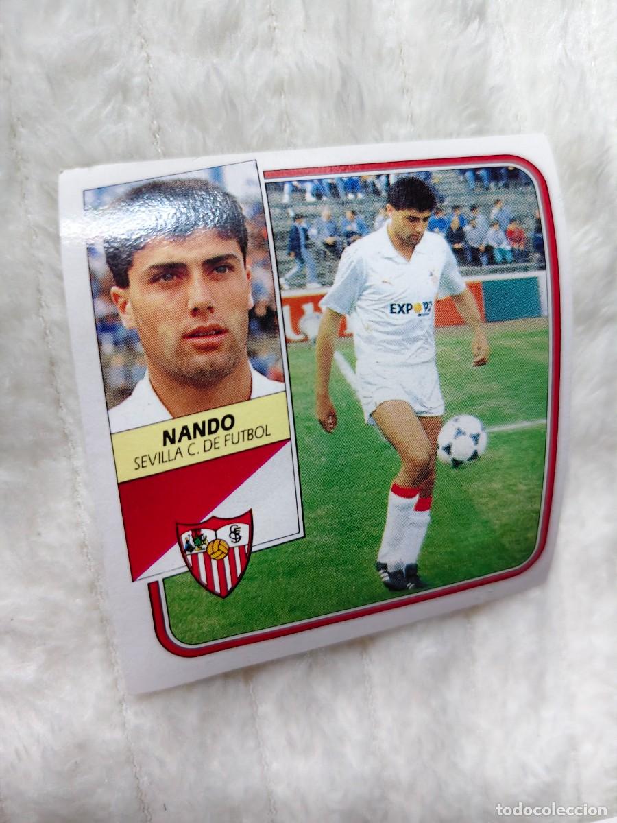 Cromos de f&uacute;tbol: EDICIONES ESTE 89 90 NANDO SEVILLA F.C. 1989 1990 DESPEGADO RECUPERADO ALBUM AAQ