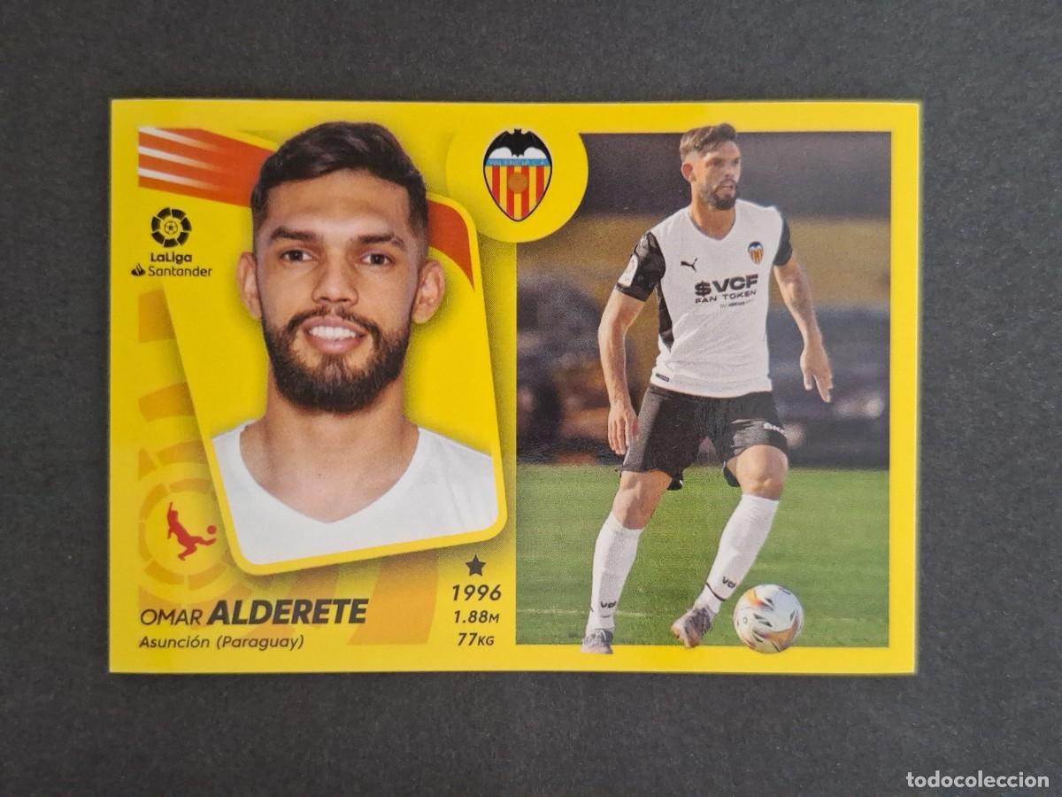 Cromos de f&uacute;tbol: L2 ALDERETE VALENCIA C. F. FICHAJE 16 LIGA ESTE 2021 2022 21 22 NUNCA PEGADO SIN PEGAR