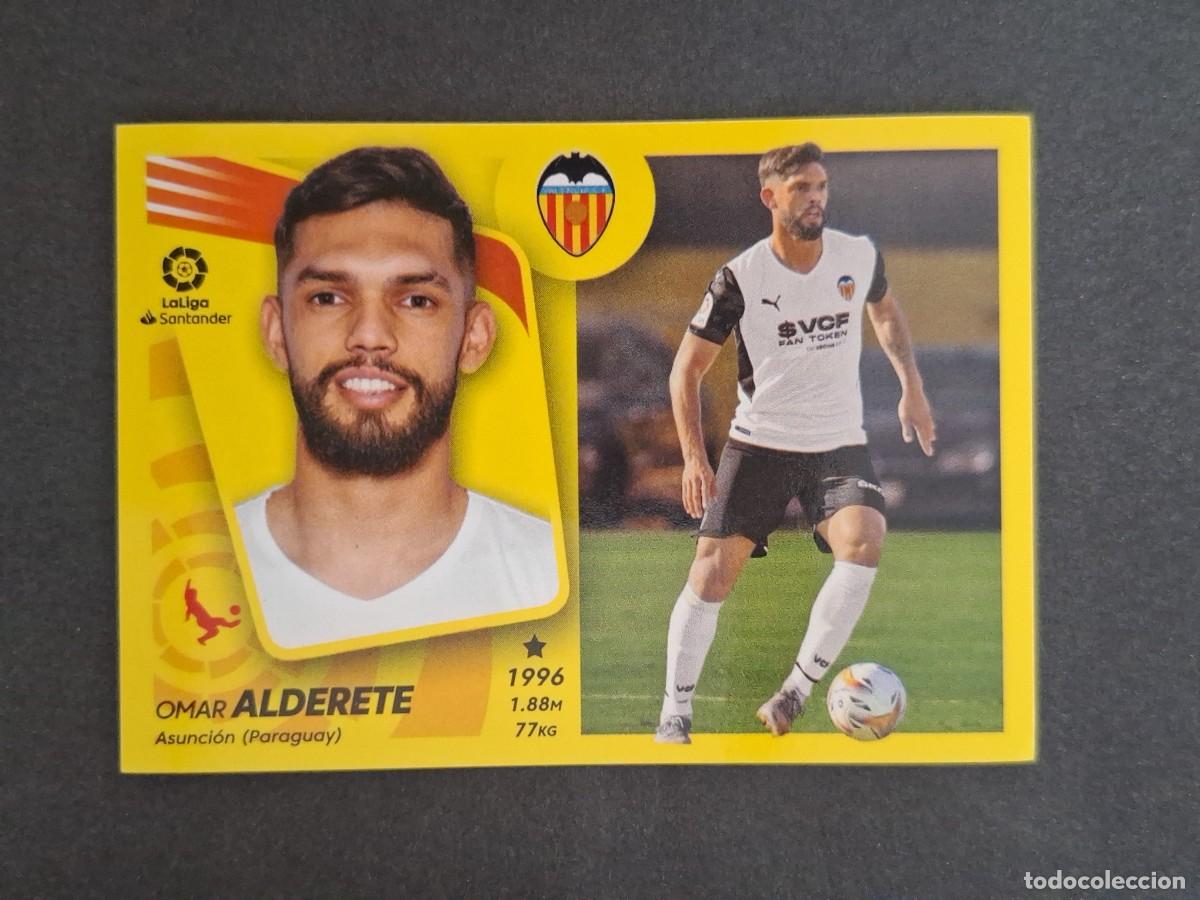 Cromos de f&uacute;tbol: L2 ALDERETE VALENCIA C. F. FICHAJE 16 LIGA ESTE 2021 2022 21 22 NUNCA PEGADO SIN PEGAR