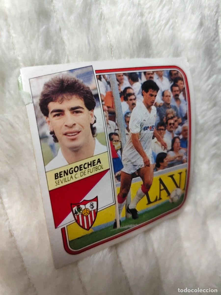 Cromos de f&uacute;tbol: EDICIONES ESTE 89 90 BENGOECHEA SEVILLA F.C. 1989 1990 DESPEGADO RECUPERADO ALBUM AAQ