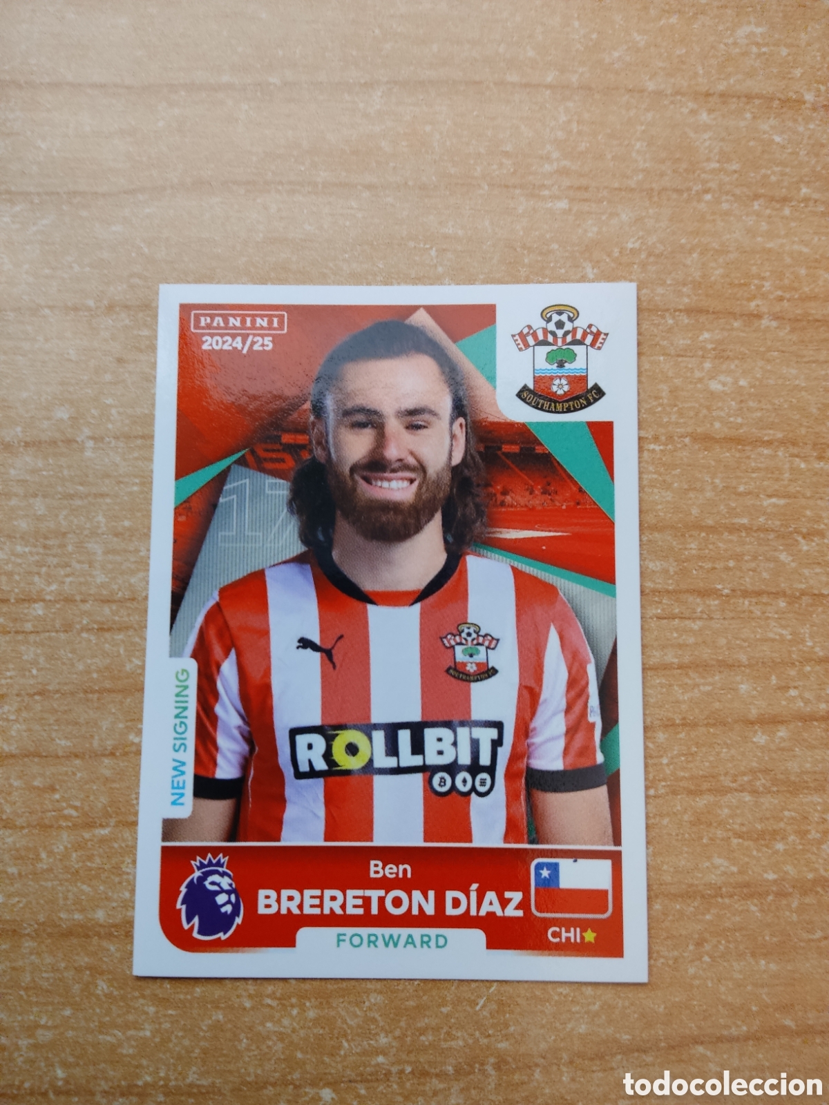Cromos de f&uacute;tbol: 542 BEN BRERETON DIAZ SOUTHAMPTON PREMIER LEAGUE 2024 2025