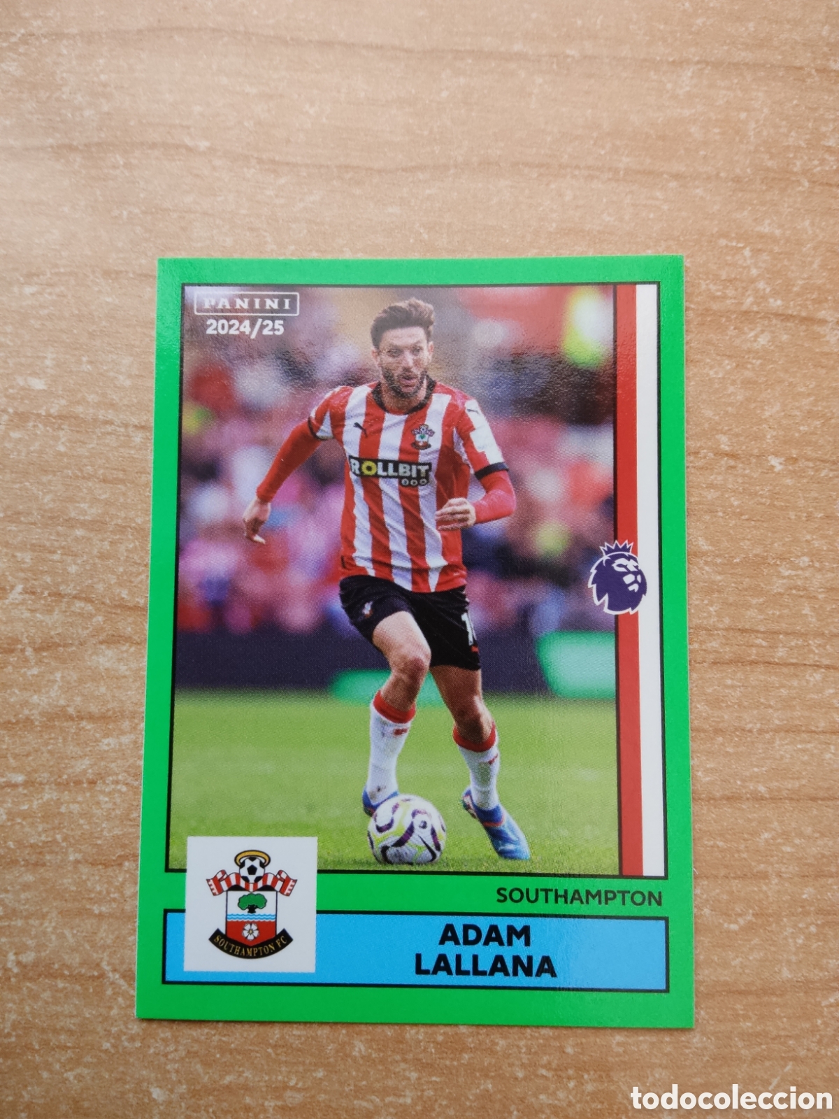 Cromos de f&uacute;tbol: 335 ADAM LALLANA SOUTHAMPTON PREMIER LEAGUE 2024 2025