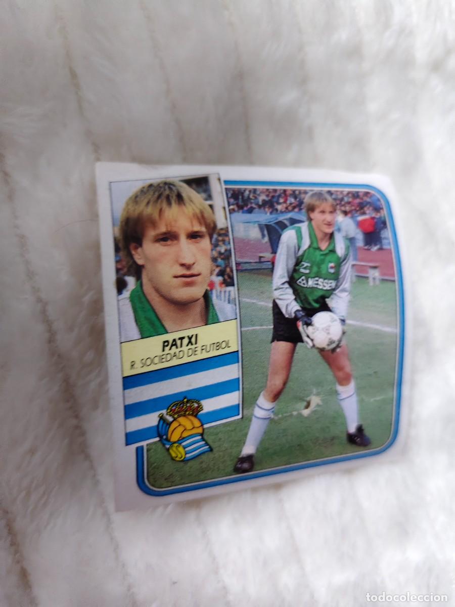 Cromos de f&uacute;tbol: EDICIONES ESTE 89 90 PATXI REAL SOCIEDAD 1989 1990 DESPEGADO RECUPERADO ALBUM AAQ