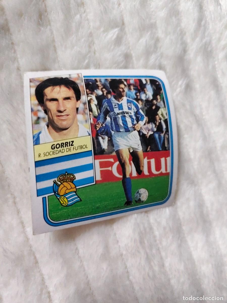 Cromos de f&uacute;tbol: EDICIONES ESTE 89 90 GORRIZ REAL SOCIEDAD 1989 1990 DESPEGADO RECUPERADO ALBUM AAQ