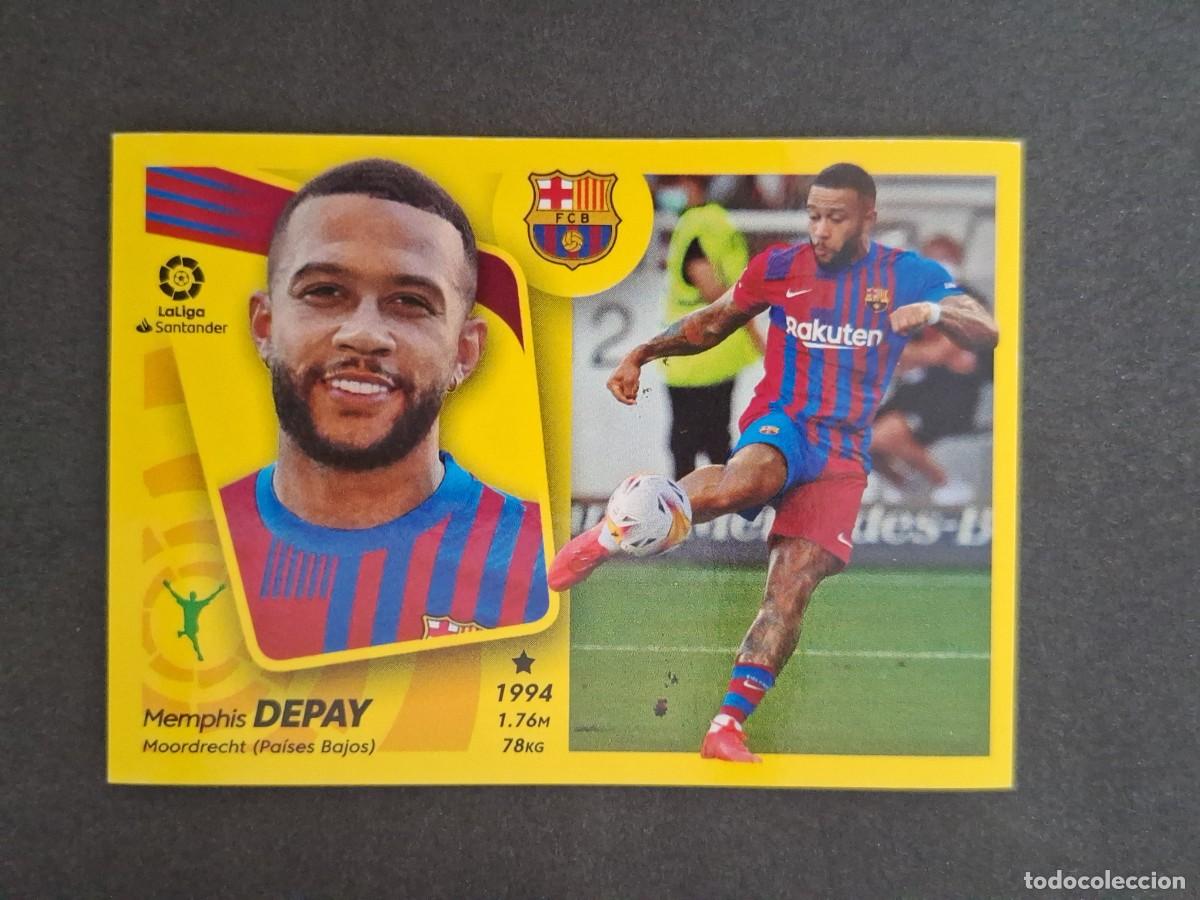 Figurine di Calcio: L2 DEPAY F. C. BARCELONA FICHAJE 22 LIGA ESTE 2021 2022 21 22 NUNCA PEGADO SIN PEGAR