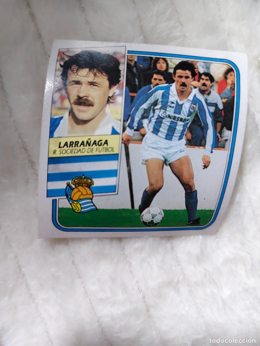 Figurine di Calcio: EDICIONES ESTE 89 90 LARRA&Ntilde;AGA REAL SOCIEDAD 1989 1990 DESPEGADO RECUPERADO ALBUM AAQ