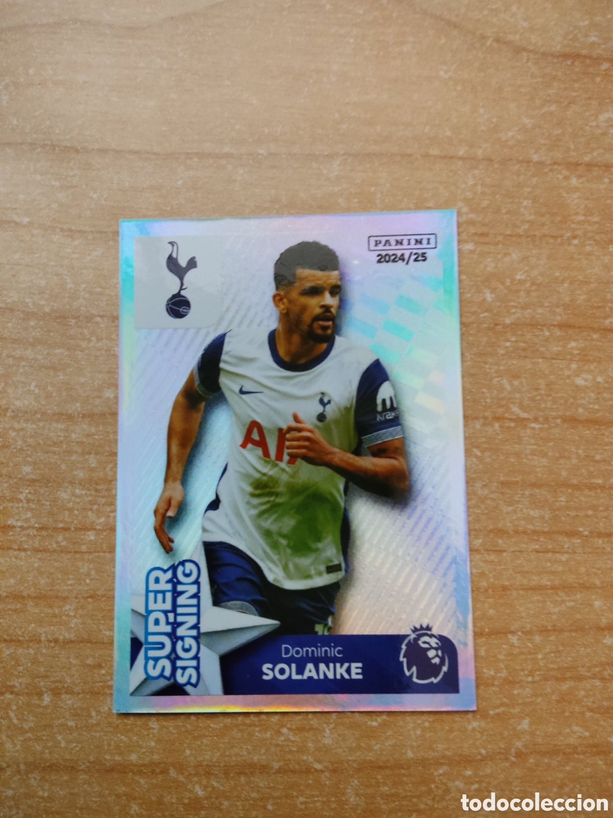 Cromos de f&uacute;tbol: 578 SOLANKE SUPER SIGNING TOTTENHAM PREMIER LEAGUE 2024 2025