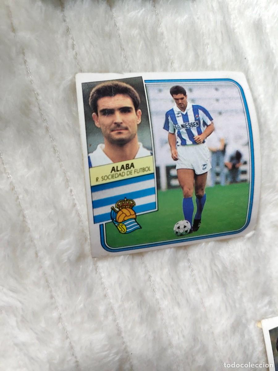 Cromos de f&uacute;tbol: EDICIONES ESTE 89 90 ALABA REAL SOCIEDAD 1989 1990 DESPEGADO RECUPERADO ALBUM AAQ