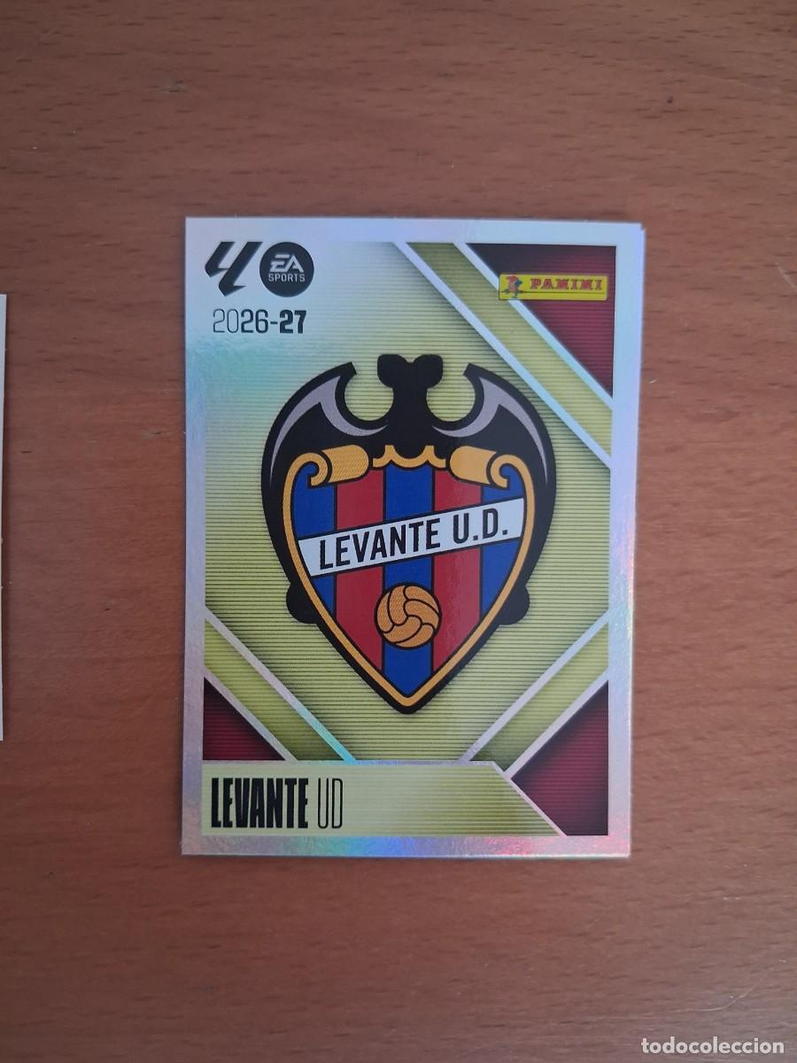Cromos de f&uacute;tbol: Ediciones Este 2026 2027 26 27 Levante UD 1 Escudo