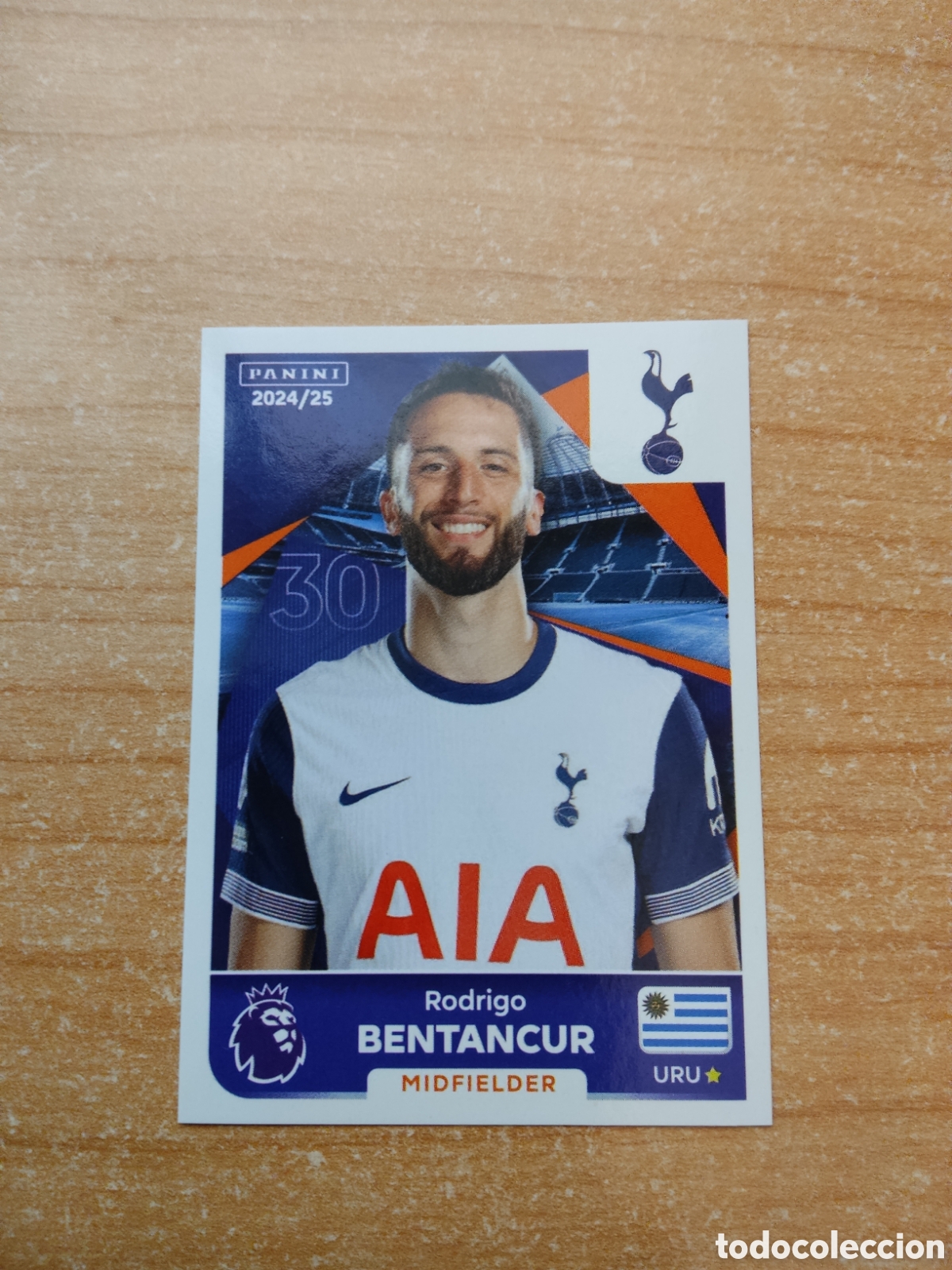 Cromos de f&uacute;tbol: 567 RODRIGO BENTANCUR TOTTENHAM PREMIER LEAGUE 2024 2025