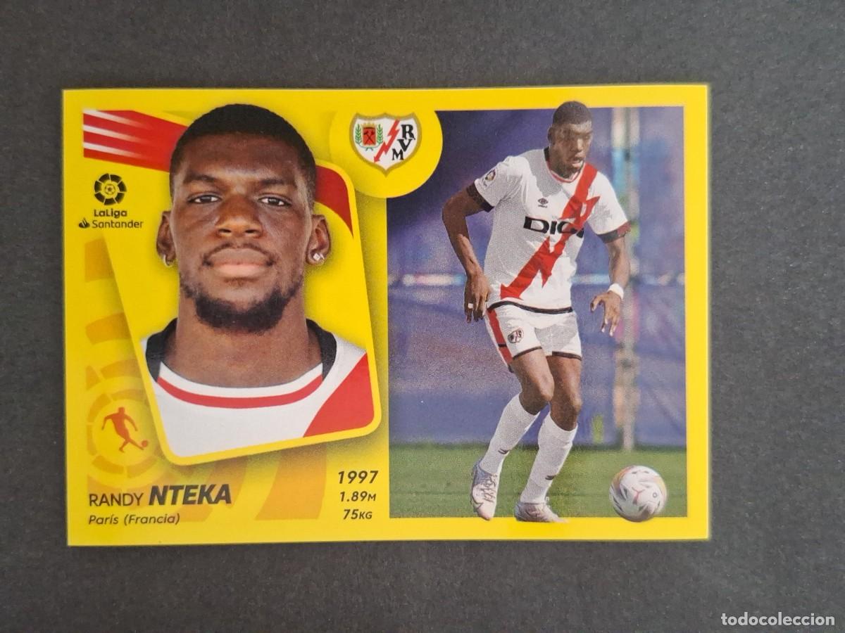Cromos de f&uacute;tbol: L2 NTEKA RAYO VALLECANO FICHAJE 25 LIGA ESTE 2021 2022 21 22 NUNCA PEGADO SIN PEGAR
