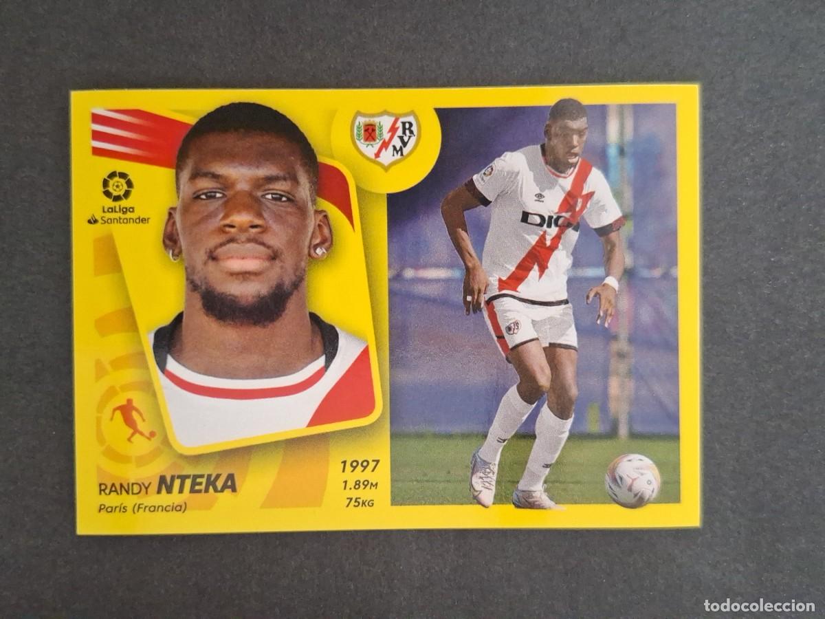 Cromos de f&uacute;tbol: L2 NTEKA RAYO VALLECANO FICHAJE 25 LIGA ESTE 2021 2022 21 22 NUNCA PEGADO SIN PEGAR