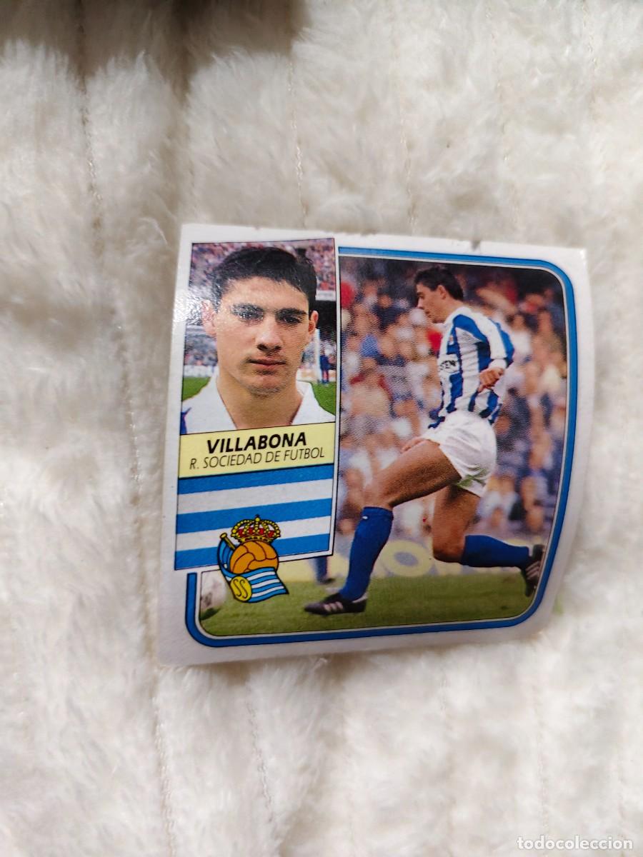 Cromos de f&uacute;tbol: EDICIONES ESTE 89 90 VILLABONA REAL SOCIEDAD 1989 1990 DESPEGADO RECUPERADO ALBUM AAQ