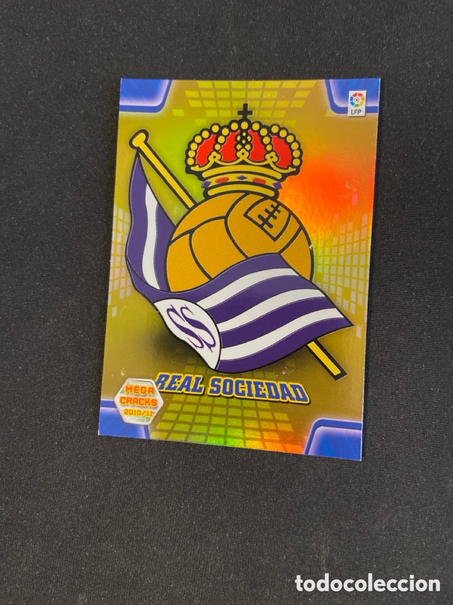 Cromos de f&uacute;tbol: ESCUDO 253 (REAL SOCIEDAD) PANINI