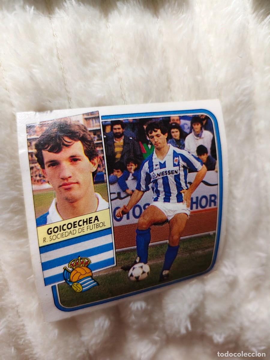Figurine di Calcio: EDICIONES ESTE 89 90 GOICOECHEA REAL SOCIEDAD 1989 1990 DESPEGADO RECUPERADO ALBUM AAQ
