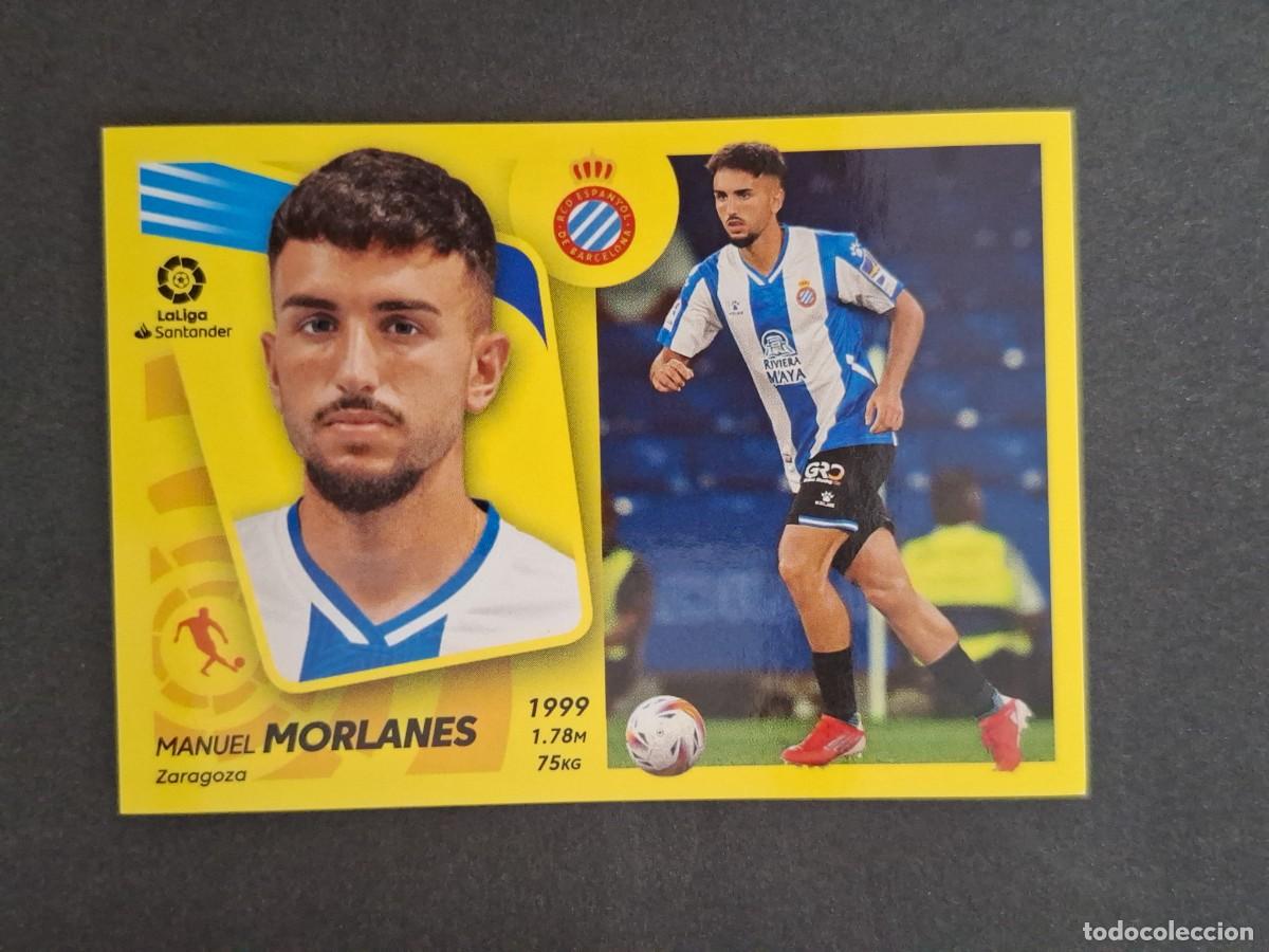 Figurine di Calcio: L2 MORLANES R. C. D. ESPA&Ntilde;OL FICHAJE 34 LIGA ESTE 2021 2022 21 22 NUNCA PEGADO SIN PEGAR