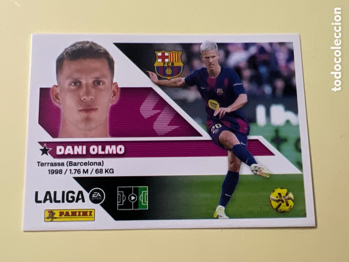 Football Stickers: C5387. LIGA ESTE 2026 2027 26 27 NUEVO - FC BARCELONA N&ordm; 17 DANI OLMO