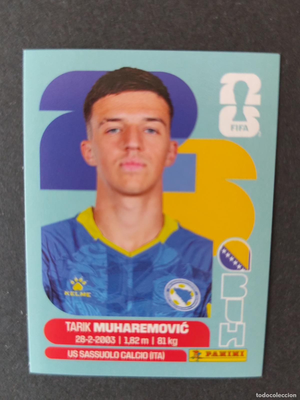 Football Stickers: BIH5 TARIK MUHAREMOVIĆ 5 BOSNIA HERZEGOVINA MUNDIAL FIFA WORLD CUP 2026 STICKER PANINI SIN PEGAR