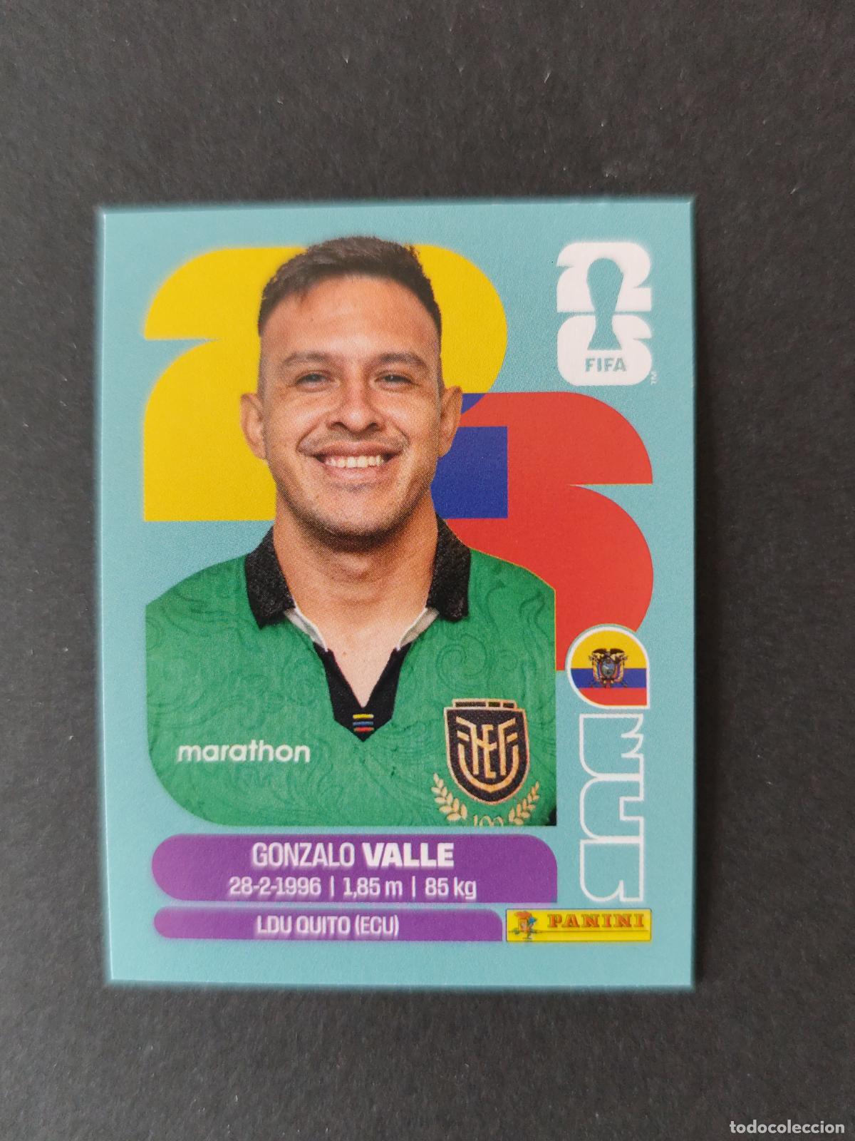 Figurine di Calcio: ECU3 GONZALO VALLE 3 ECUADOR MUNDIAL FIFA WORLD CUP 2026 STICKER PANINI SIN PEGAR