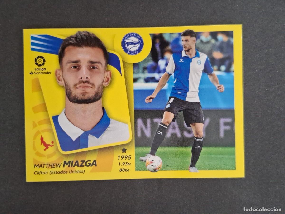 Figurine di Calcio: L2 MIAZGA DEPORTIVO ALAVES FICHAJE 44 LIGA ESTE 2021 2022 21 22 NUNCA PEGADO SIN PEGAR