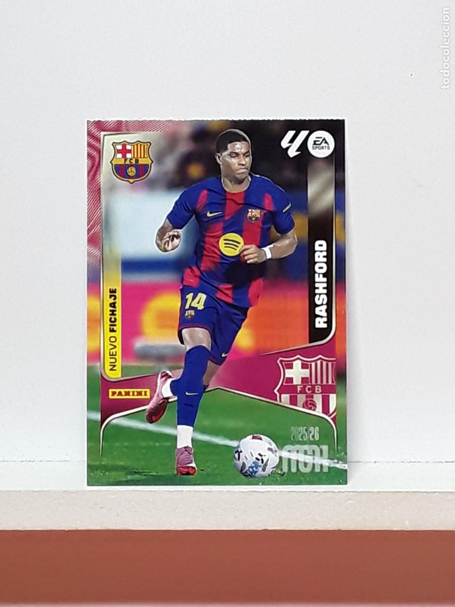 Figurine di Calcio: MEGACRACKS 2025 2026 MGK 25 26 ALBUM PANINI LIGA N 462 BARCELONA SEGUNDA MARCUS RASHFORD
