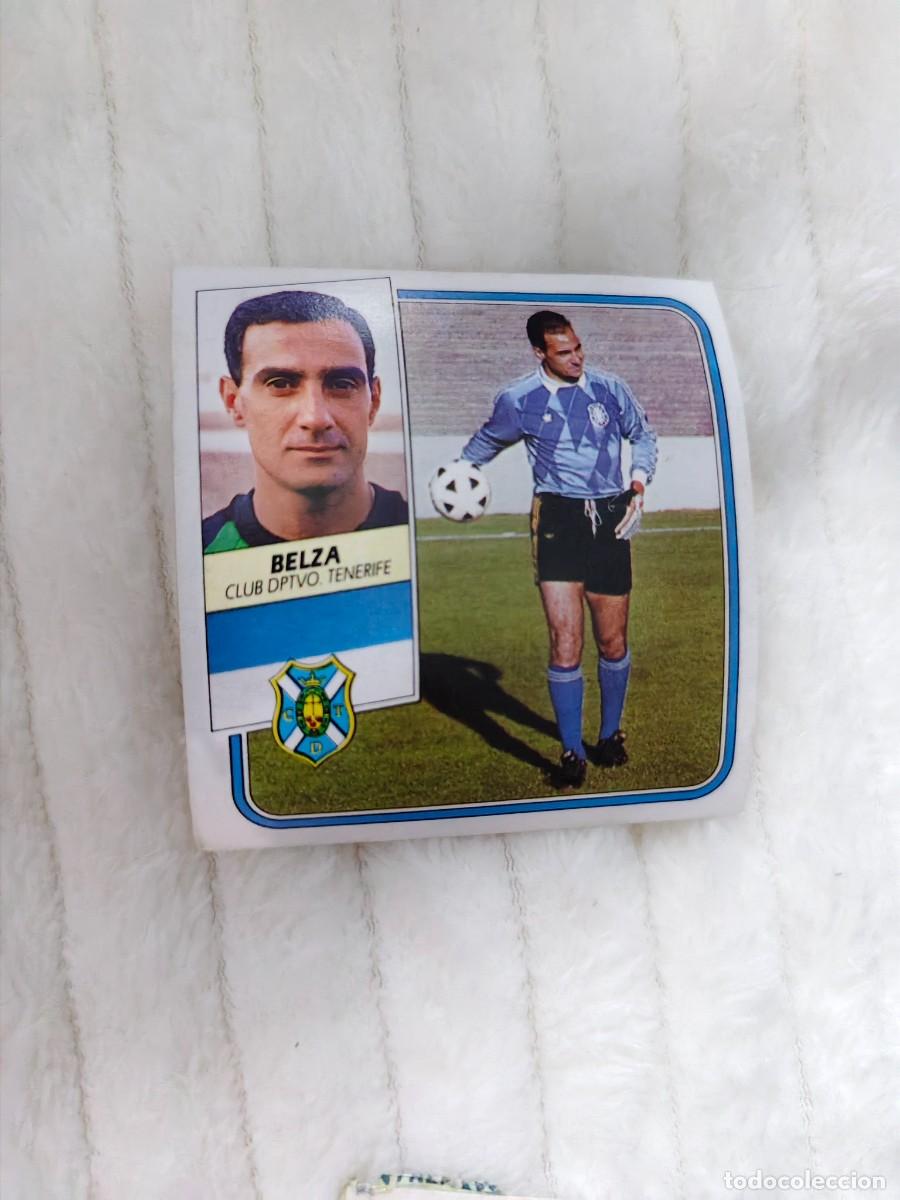 Fu&szlig;ball-Sticker: EDICIONES ESTE 89 90 BELZA C.D. TENERIFE 1989 1990 DESPEGADO RECUPERADO ALBUM AAQ