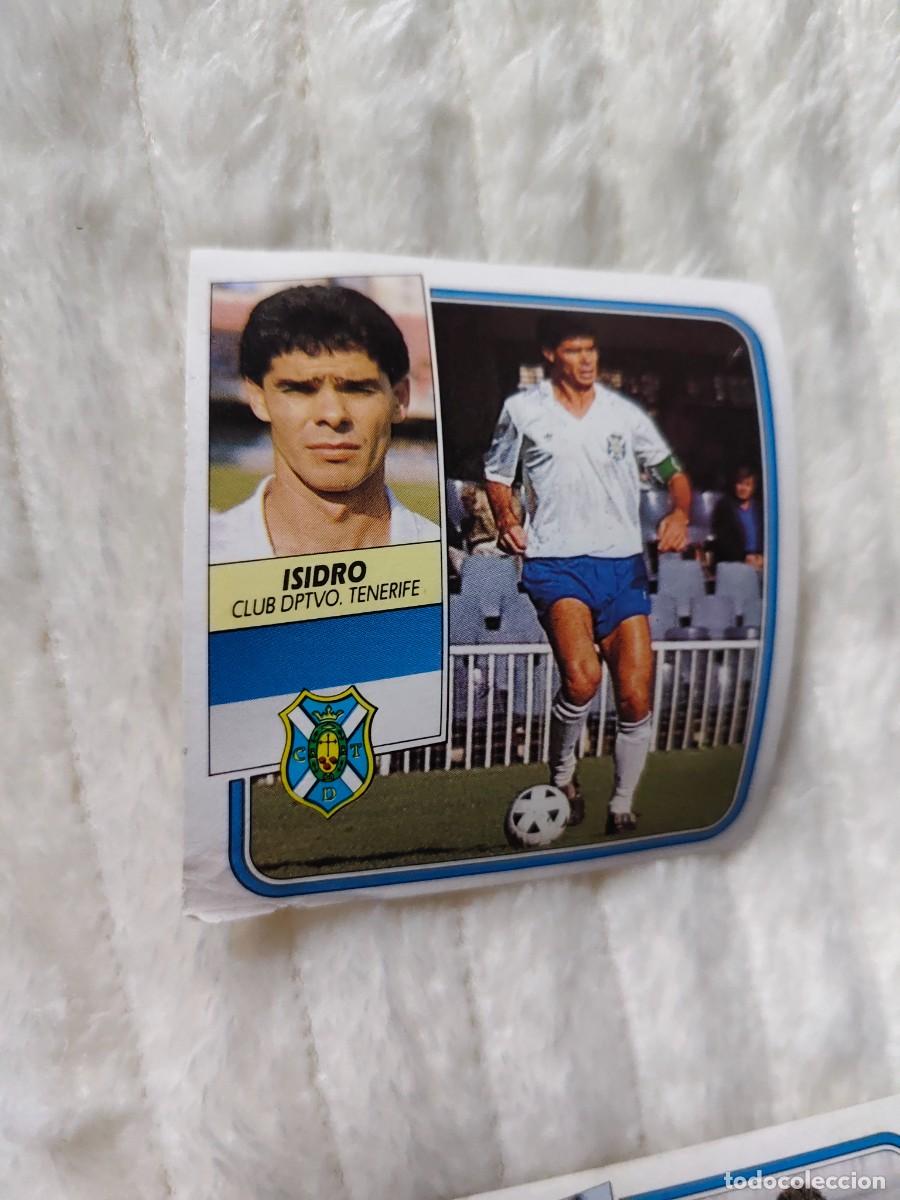 Fu&szlig;ball-Sticker: EDICIONES ESTE 89 90 ISIDRO C.D. TENERIFE 1989 1990 DESPEGADO RECUPERADO ALBUM AAQ