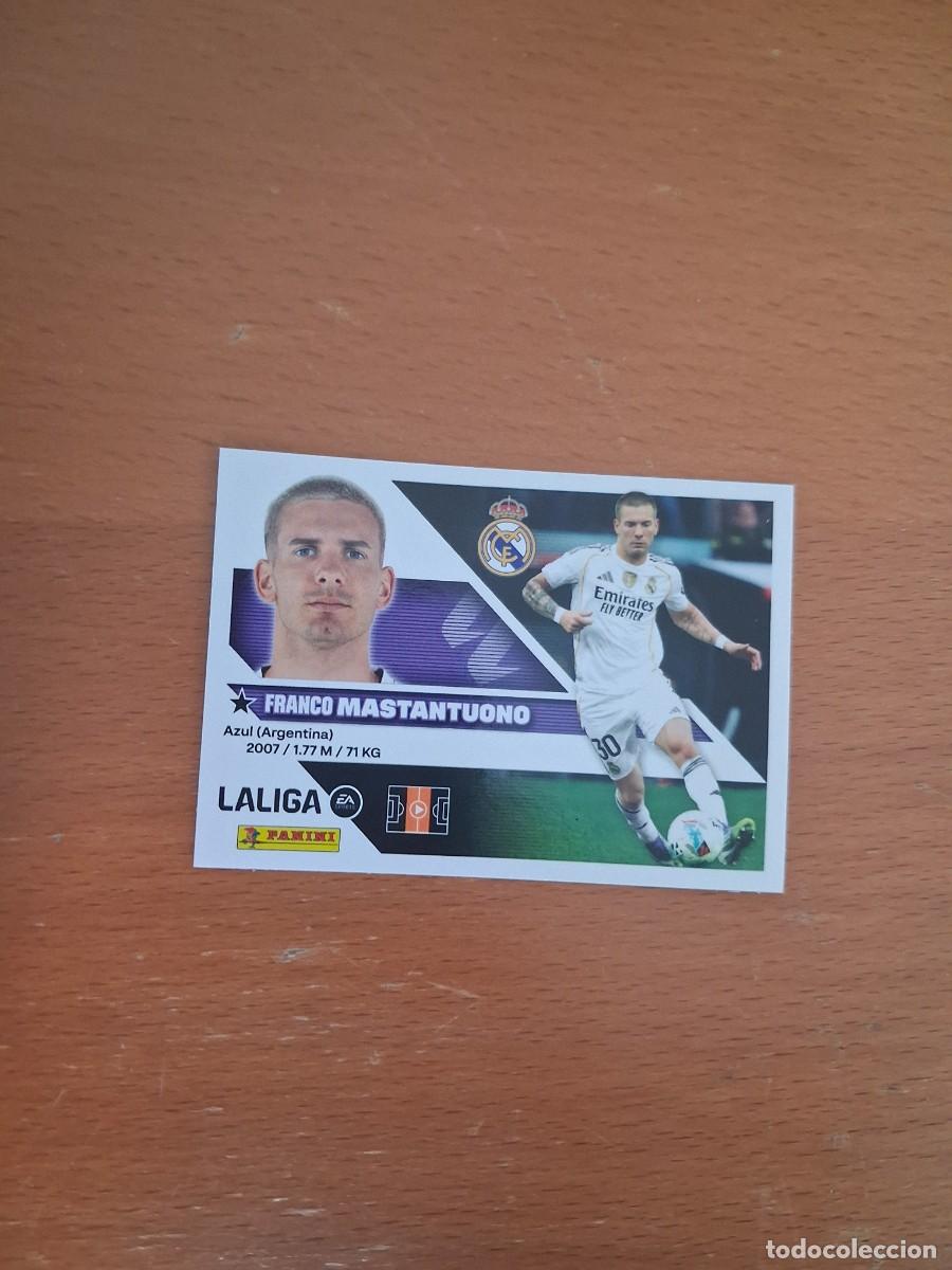 Football Stickers: Ediciones Este 2026 2027 26 27 Real Madrid 16A Mastantuono