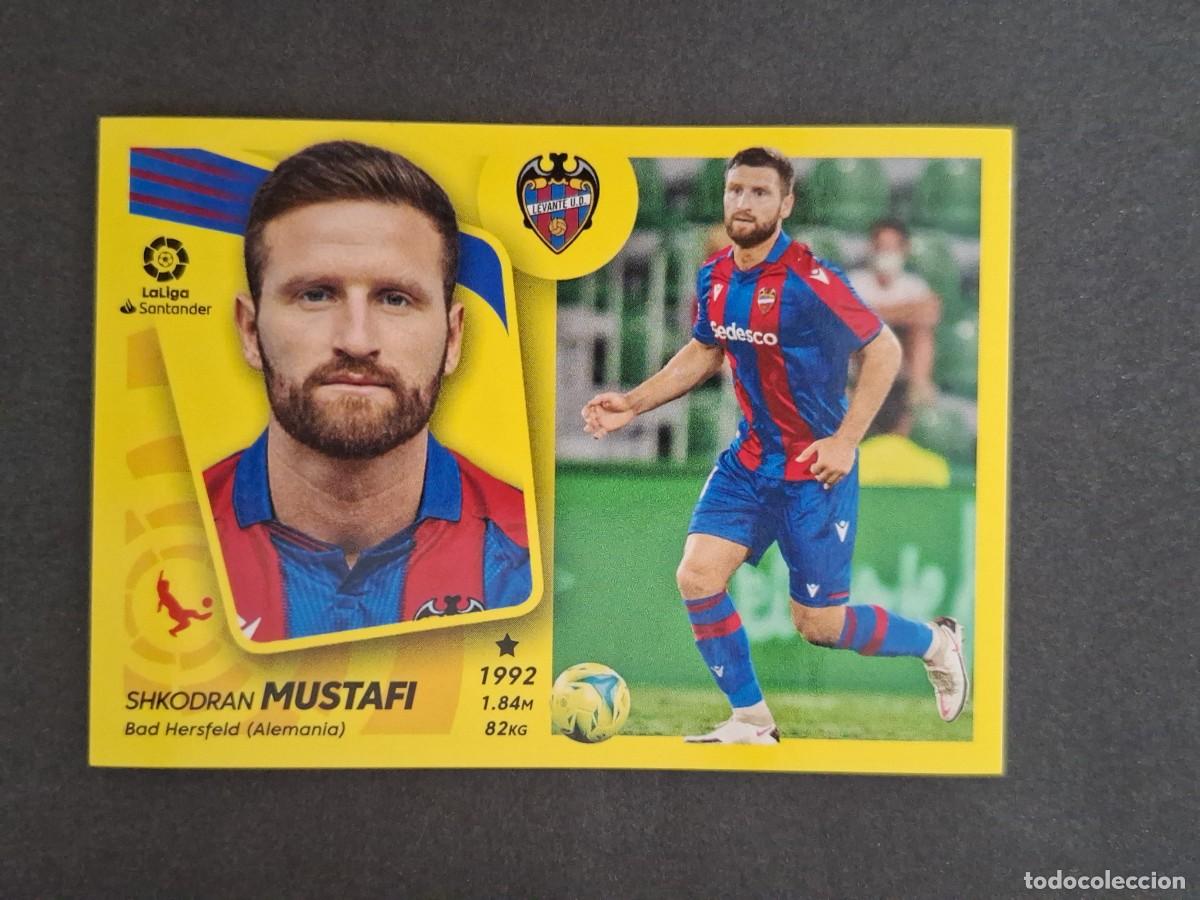 Football Stickers: L2 MUSTAFI LEVANTE U. D. FICHAJE 48 LIGA ESTE 2021 2022 21 22 NUNCA PEGADO SIN PEGAR