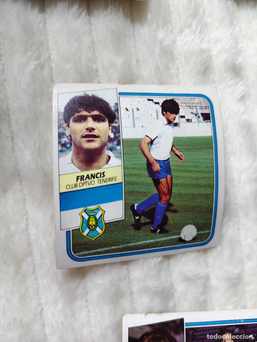 Cartes &agrave; collectionner de Football: EDICIONES ESTE 89 90 FRANCIS (COLOCA) C.D. TENERIFE 1989 1990 DESPEGADO RECUPERADO ALBUM AAQ