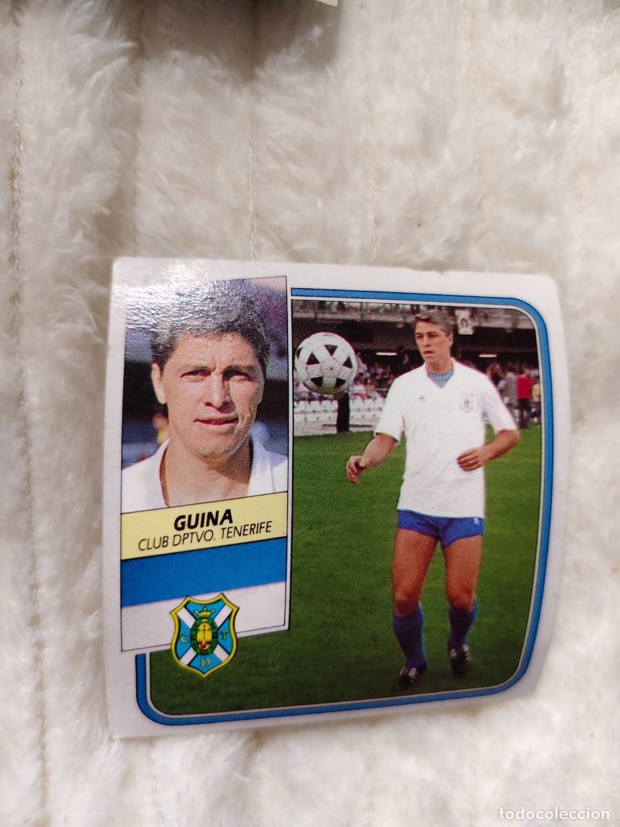 Cromos de f&uacute;tbol: EDICIONES ESTE 89 90 GUINA C.D. TENERIFE 1989 1990 DESPEGADO RECUPERADO ALBUM AAQ