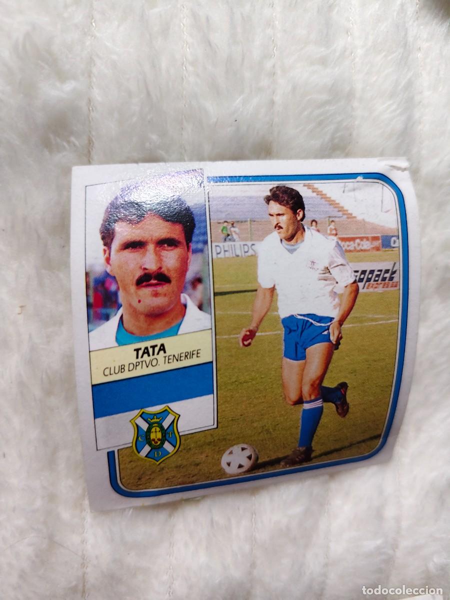 Cromos de f&uacute;tbol: EDICIONES ESTE 89 90 TATA C.D. TENERIFE 1989 1990 DESPEGADO RECUPERADO ALBUM AAQ