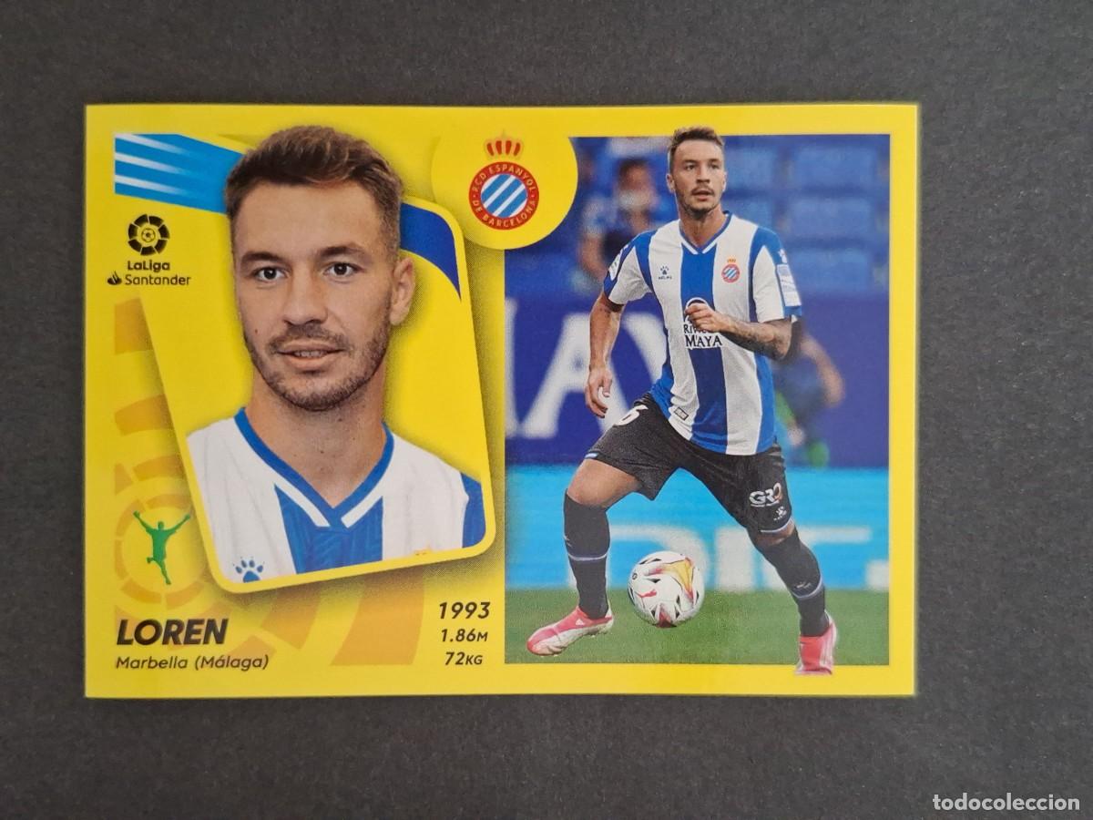 Cromos de f&uacute;tbol: L2 LOREN R. C. D. ESPA&Ntilde;OL FICHAJE 50 LIGA ESTE 2021 2022 21 22 NUNCA PEGADO SIN PEGAR