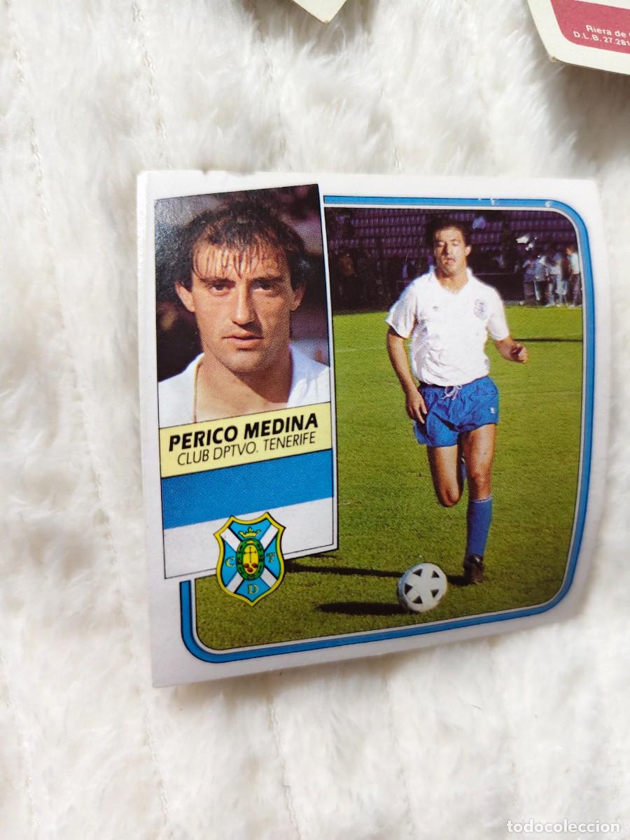 Cromos de f&uacute;tbol: EDICIONES ESTE 89 90 MEDINA C.D. TENERIFE 1989 1990 DESPEGADO RECUPERADO ALBUM AAQ
