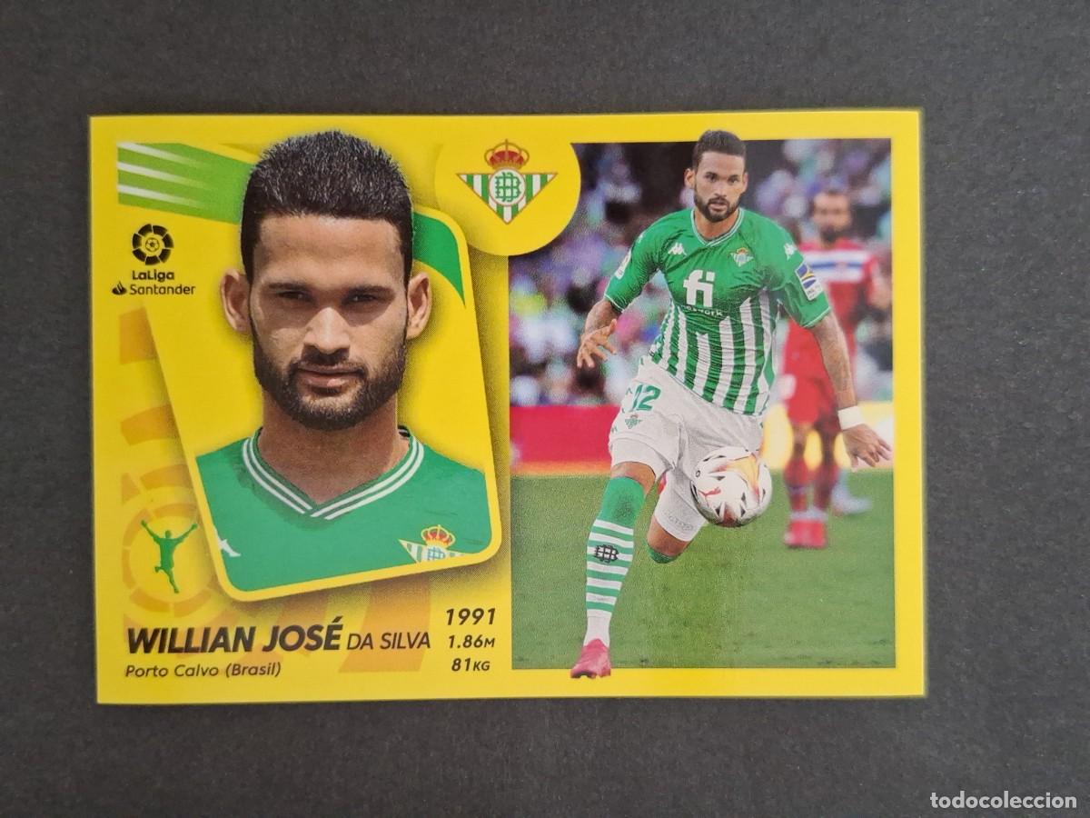 Cromos de f&uacute;tbol: L2 WILLIAN JOSE REAL BETIS BALOMPIE FICHAJE 53 LIGA ESTE 2021 2022 21 22 NUNCA PEGADO SIN PEGAR