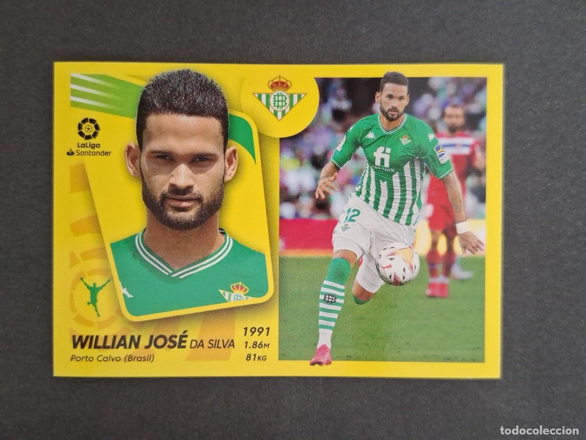 Cromos de f&uacute;tbol: L2 WILLIAN JOSE REAL BETIS BALOMPIE FICHAJE 53 LIGA ESTE 2021 2022 21 22 NUNCA PEGADO SIN PEGAR