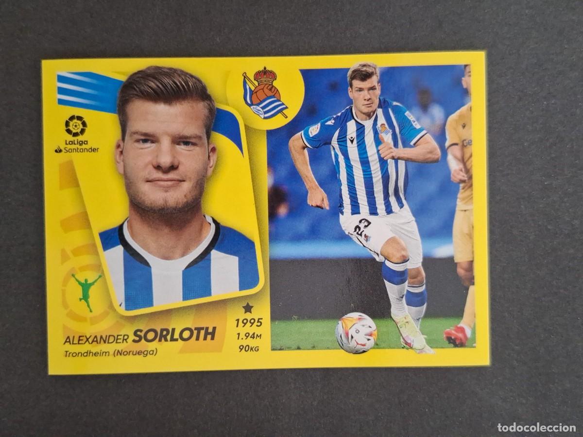 Cromos de f&uacute;tbol: L2 SORLOTH REAL SOCIEDAD FICHAJE 54 LIGA ESTE 2021 2022 21 22 NUNCA PEGADO SIN PEGAR