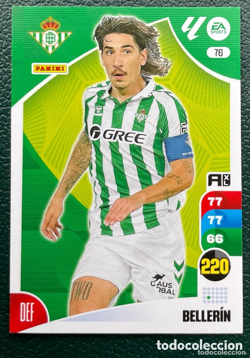 Figurine di Calcio: 76 BELLERIN REAL BETIS FICHAS ALBUM ADRENALYN XL 2024 2025 24 25