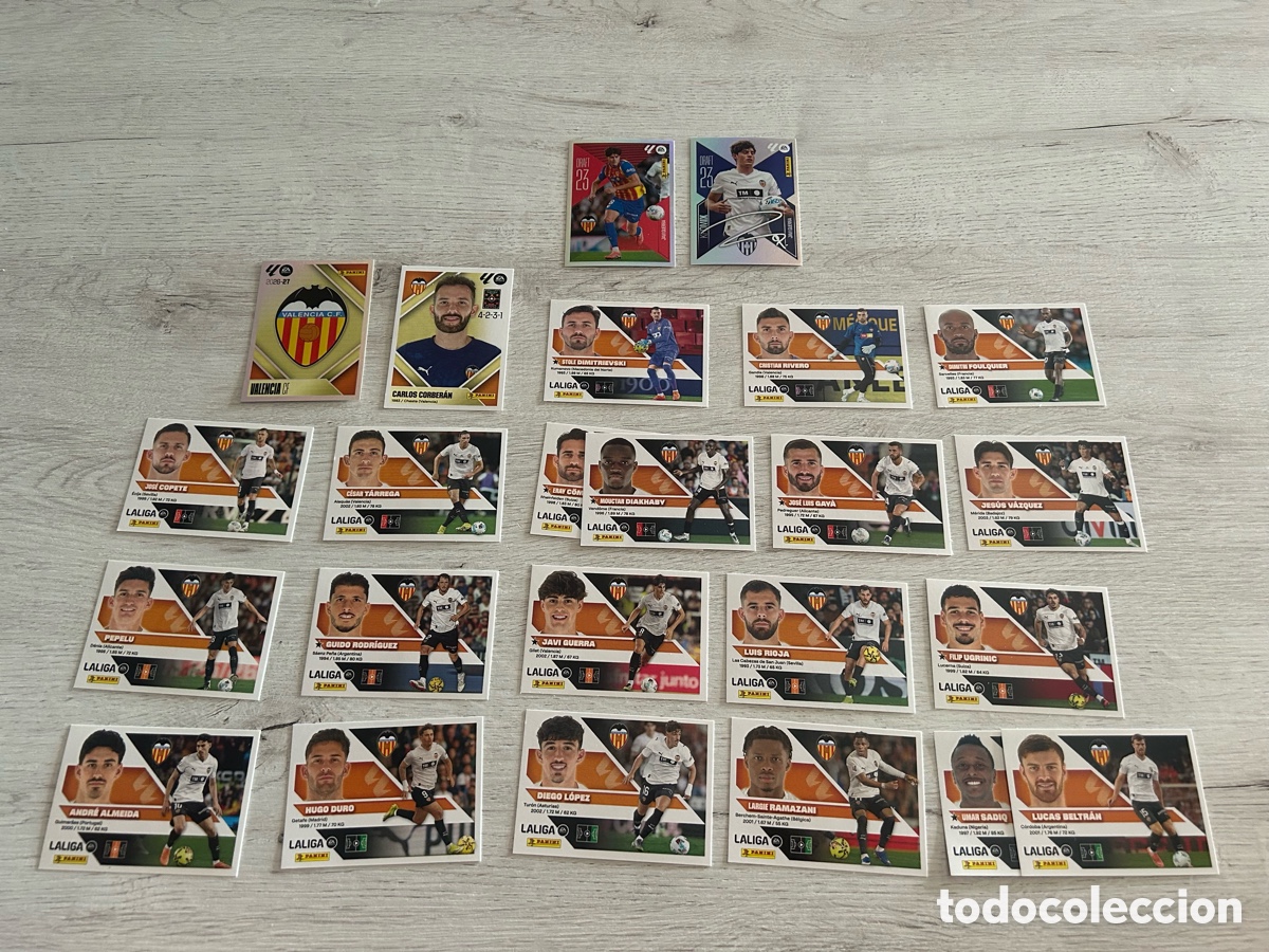 Fu&szlig;ball-Sticker: Equipo Completo Valencia Liga Este 2026/27 26-27 Panini